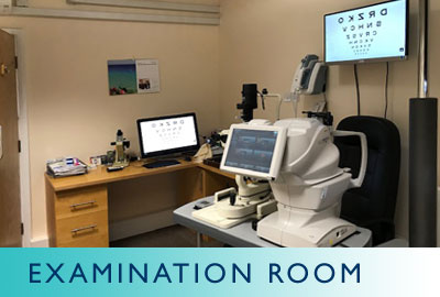 opticians examination room, Doncaster
